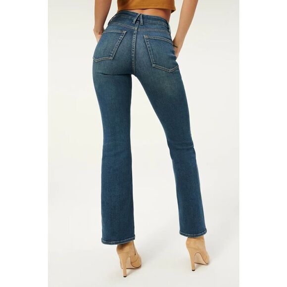 Good American Women's Blue 811 Denim Good Slim Cut Bootcut Jeans Size 10/30 NWOT - Picture 3 of 10